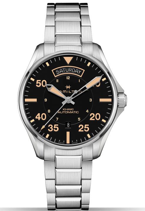 swiss Hamilton Khaki Pilot Day Date H64645131 watch sale